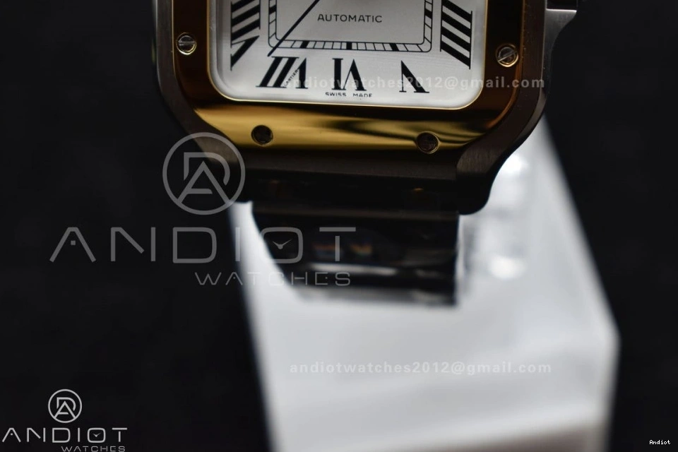 on YG SS SS White de Cartier Edition Dial 1096 MIYOTA SmartLinks BVF Bracelet YG Sporty V 1:1 9015 Santos Best 35mm 0705